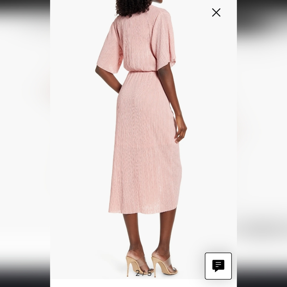 FINAL PRICE!! All in Favor Terracotta Midi Dress - Picture 7 of 8